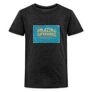 Amazing Superhero - Kids' Premium T-Shirt - charcoal grey