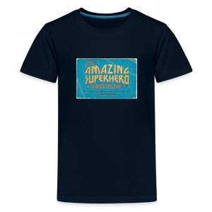 Amazing Superhero - Kids' Premium T-Shirt - deep navy