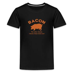 Bacon - Kids' Premium T-Shirt - black