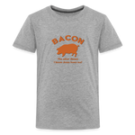 Bacon - Kids' Premium T-Shirt - heather gray