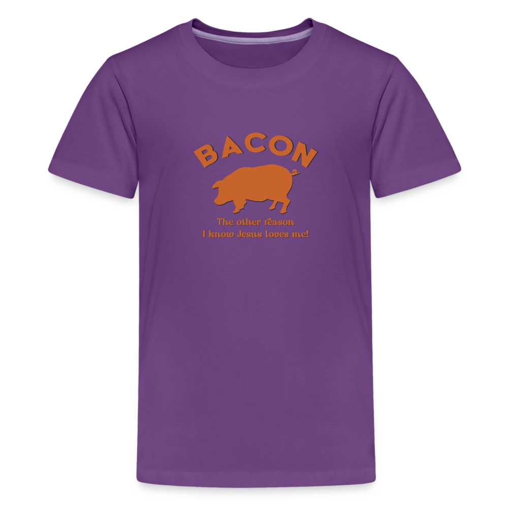 Bacon - Kids' Premium T-Shirt - purple