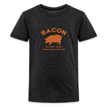Bacon - Kids' Premium T-Shirt - charcoal grey