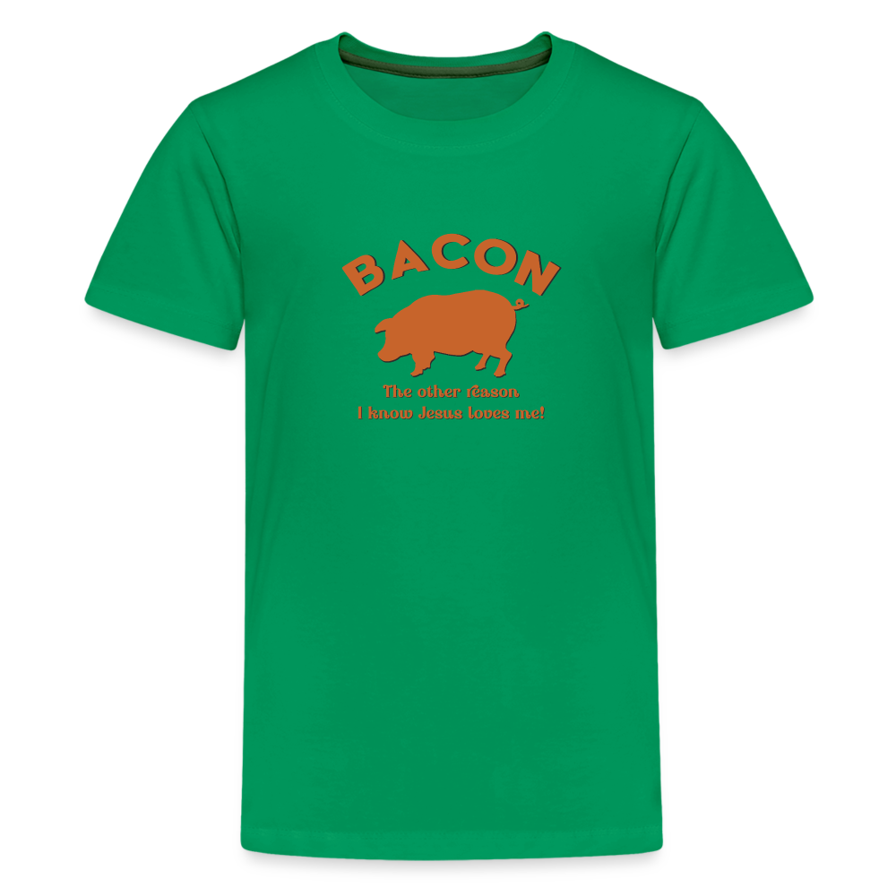 Bacon - Kids' Premium T-Shirt - kelly green