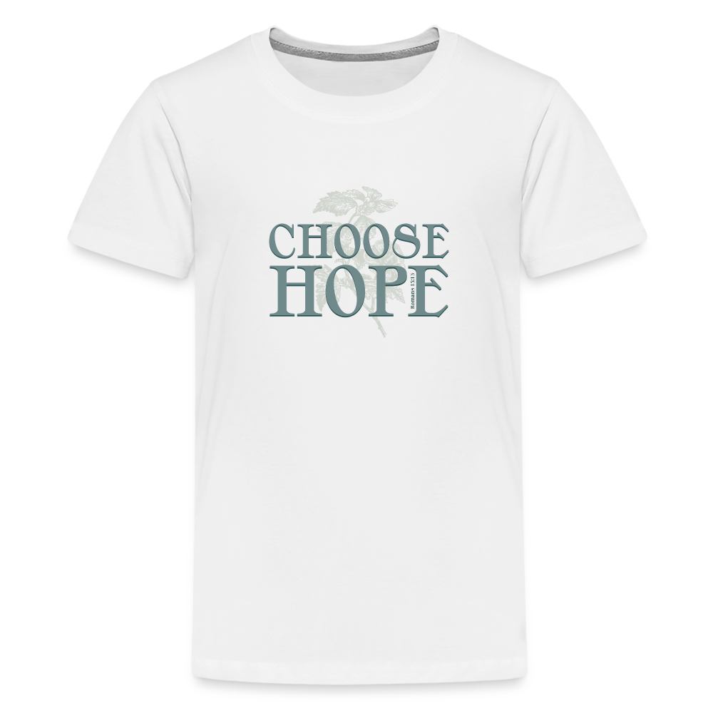 Choose Hope - Kids' Premium T-Shirt - white
