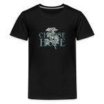 Choose Hope - Kids' Premium T-Shirt - black