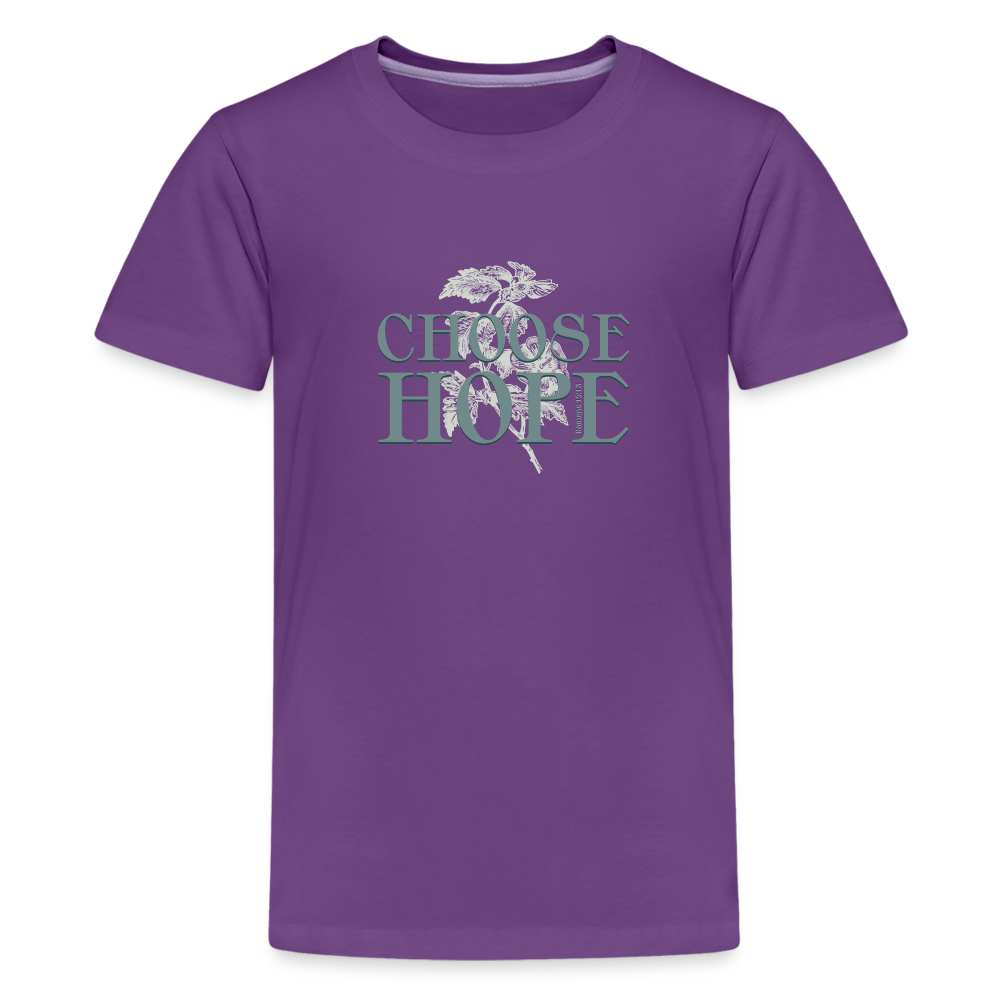 Choose Hope - Kids' Premium T-Shirt - purple
