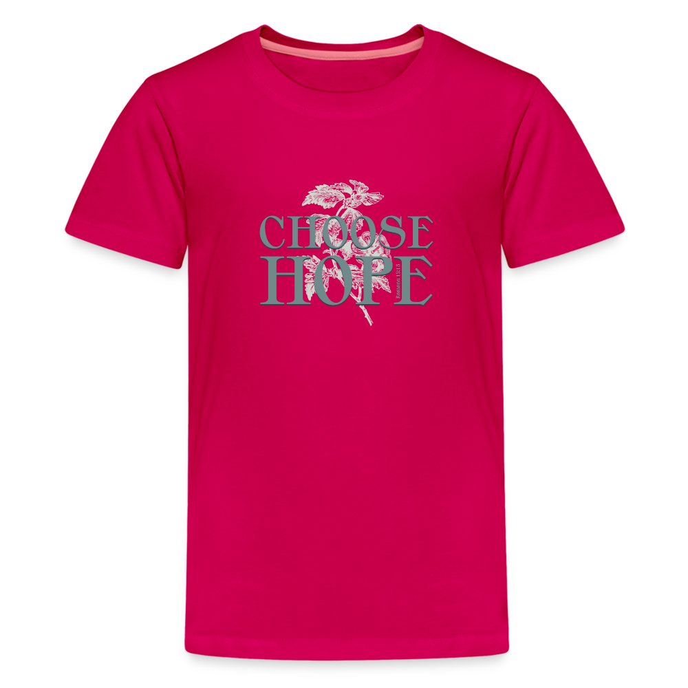 Choose Hope - Kids' Premium T-Shirt - dark pink