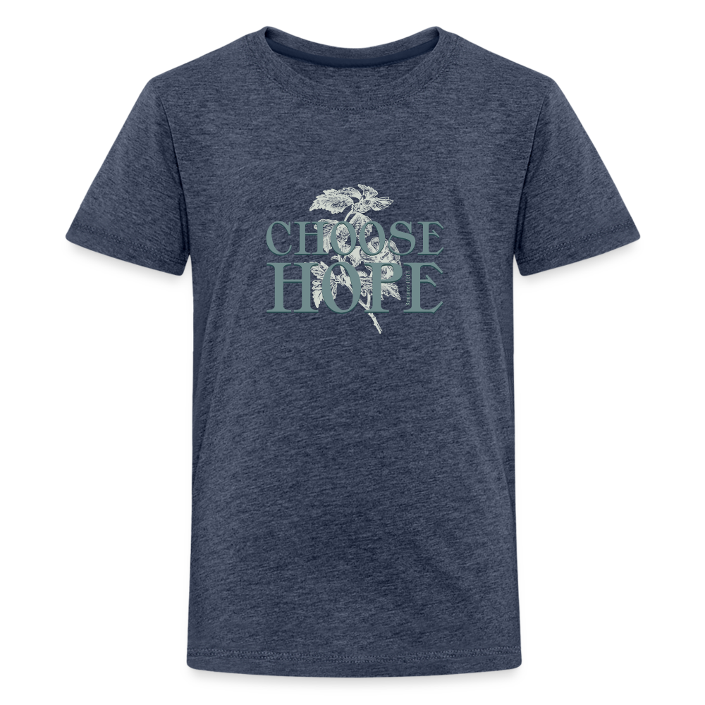 Choose Hope - Kids' Premium T-Shirt - heather blue