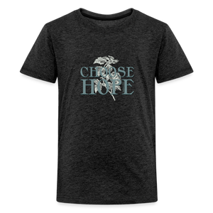 Choose Hope - Kids' Premium T-Shirt - charcoal grey