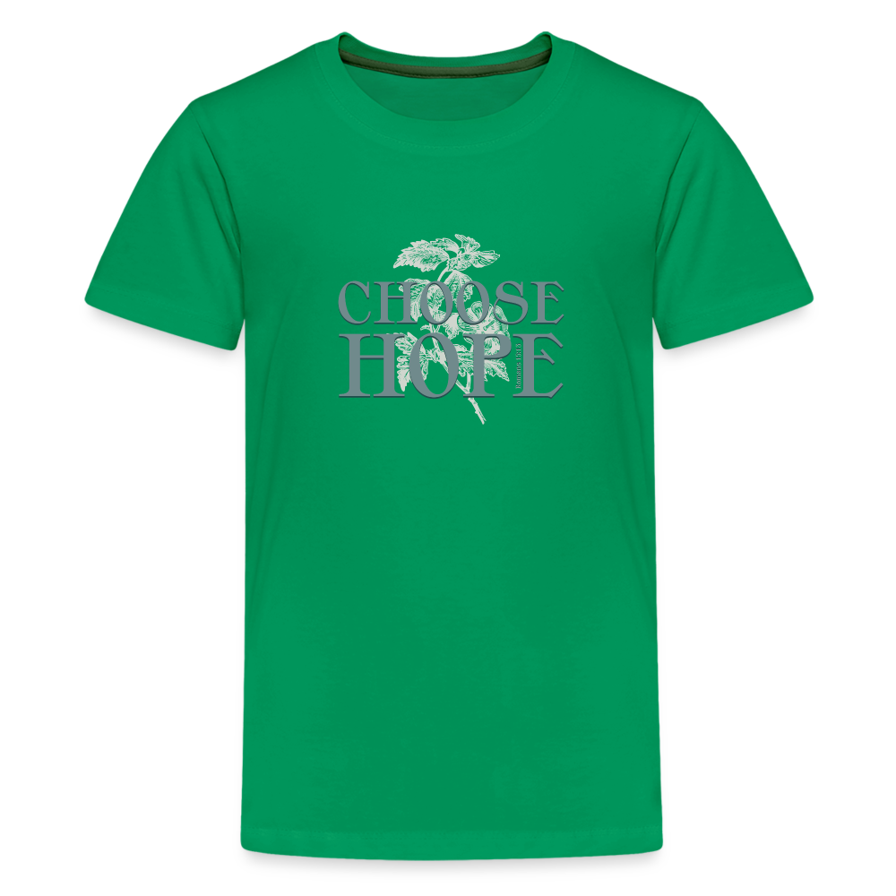Choose Hope - Kids' Premium T-Shirt - kelly green