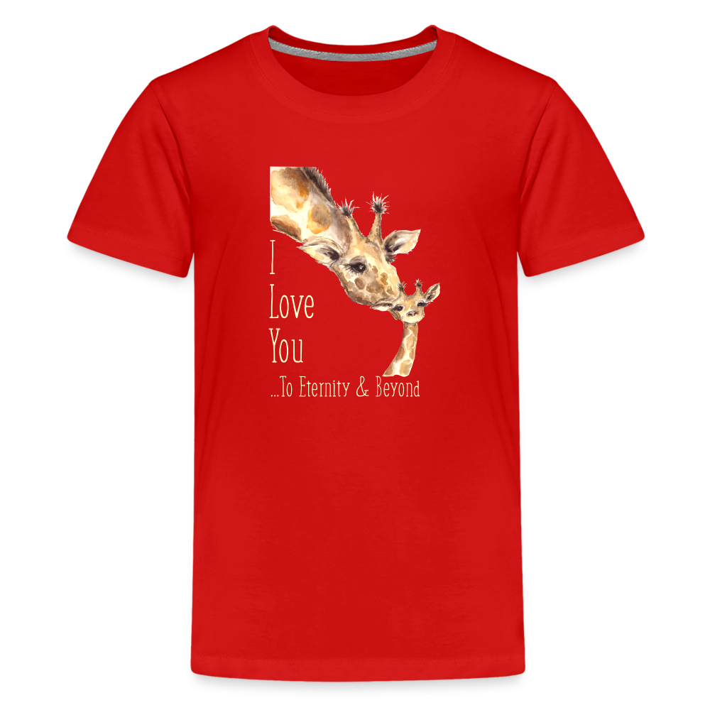 Eternity & Beyond - Kids' Premium T-Shirt - red