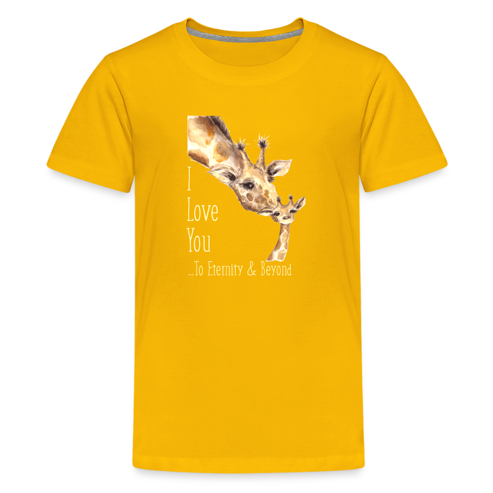 Eternity & Beyond - Kids' Premium T-Shirt - sun yellow