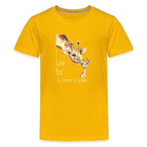 Eternity & Beyond - Kids' Premium T-Shirt - sun yellow