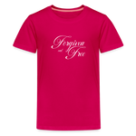 Forgiven & Free - Kids' Premium T-Shirt - dark pink