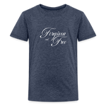 Forgiven & Free - Kids' Premium T-Shirt - heather blue