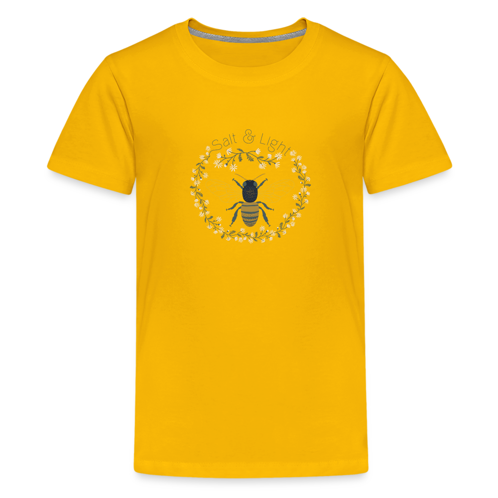 Bee Salt & Light - Kids' Premium T-Shirt - sun yellow
