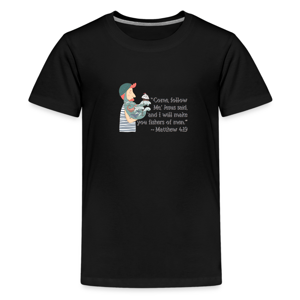 Fishers of Men - Kids' Premium T-Shirt - black