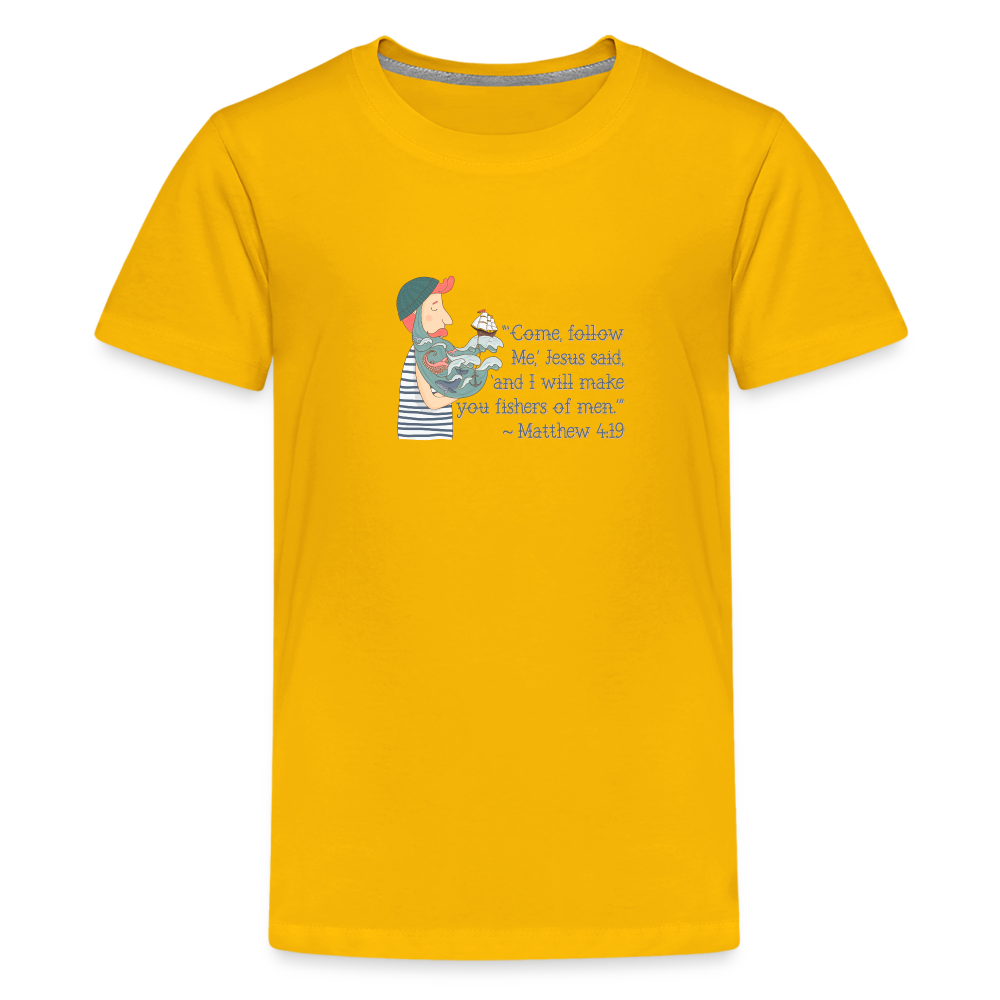 Fishers of Men - Kids' Premium T-Shirt - sun yellow