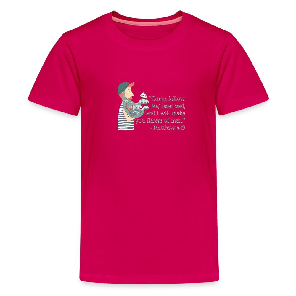 Fishers of Men - Kids' Premium T-Shirt - dark pink