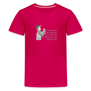 Fishers of Men - Kids' Premium T-Shirt - dark pink