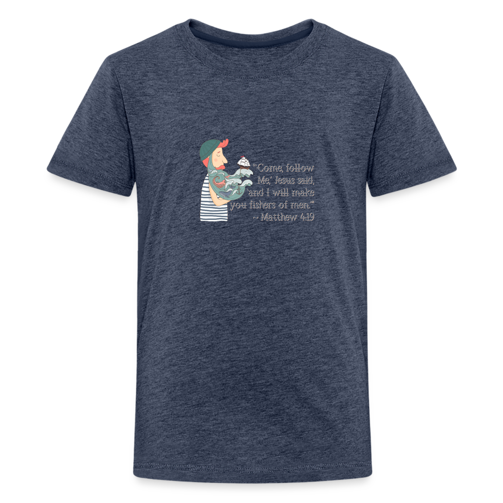 Fishers of Men - Kids' Premium T-Shirt - heather blue