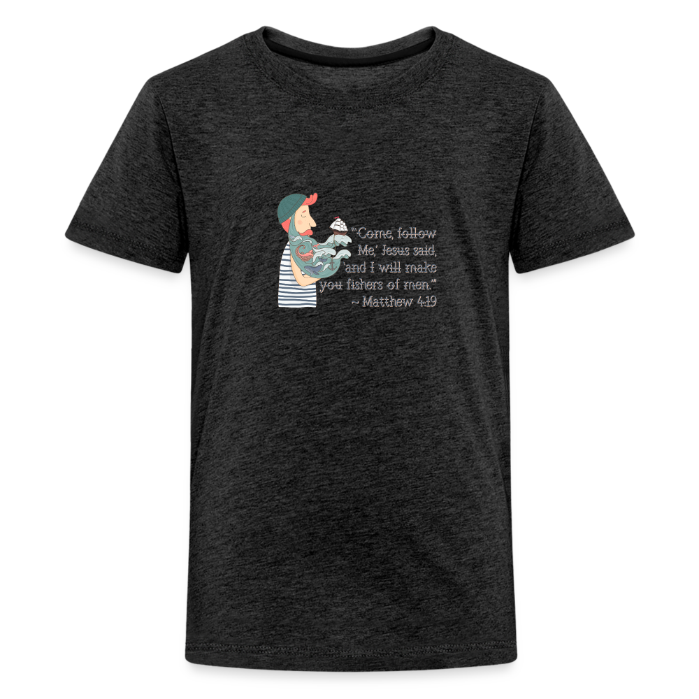 Fishers of Men - Kids' Premium T-Shirt - charcoal grey