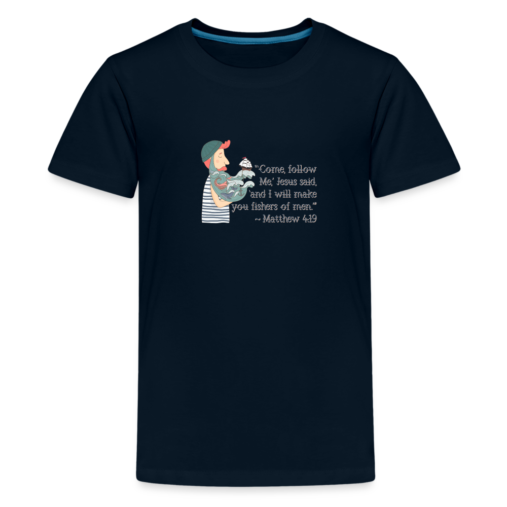 Fishers of Men - Kids' Premium T-Shirt - deep navy