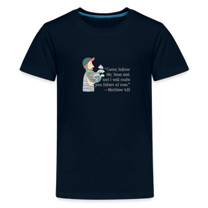 Fishers of Men - Kids' Premium T-Shirt - deep navy
