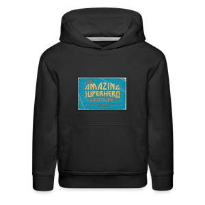 Amazing Superhero - Kids‘ Premium Hoodie - black