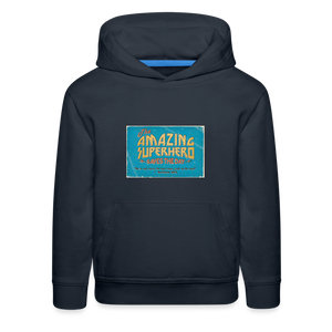 Amazing Superhero - Kids‘ Premium Hoodie - navy