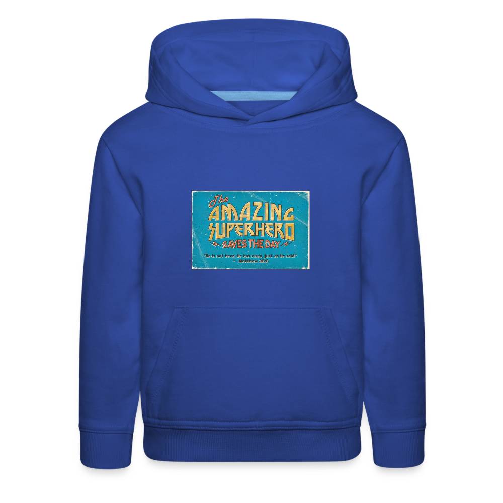 Amazing Superhero - Kids‘ Premium Hoodie - royal blue