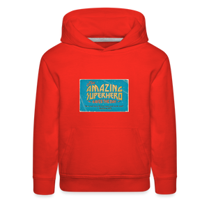 Amazing Superhero - Kids‘ Premium Hoodie - red