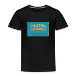 Amazing Superhero - Toddler Premium T-Shirt - black