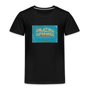 Amazing Superhero - Toddler Premium T-Shirt - black
