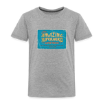 Amazing Superhero - Toddler Premium T-Shirt - heather gray