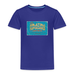 Amazing Superhero - Toddler Premium T-Shirt - royal blue