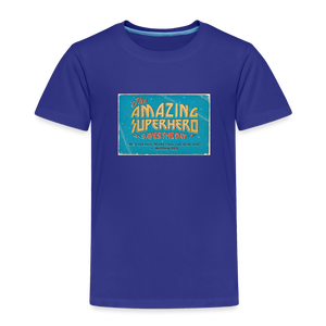Amazing Superhero - Toddler Premium T-Shirt - royal blue
