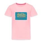 Amazing Superhero - Toddler Premium T-Shirt - pink