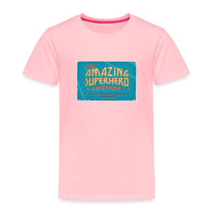 Amazing Superhero - Toddler Premium T-Shirt - pink