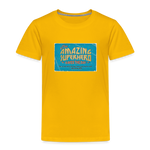 Amazing Superhero - Toddler Premium T-Shirt - sun yellow
