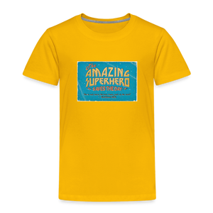 Amazing Superhero - Toddler Premium T-Shirt - sun yellow