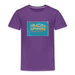 Amazing Superhero - Toddler Premium T-Shirt - purple