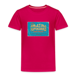 Amazing Superhero - Toddler Premium T-Shirt - dark pink