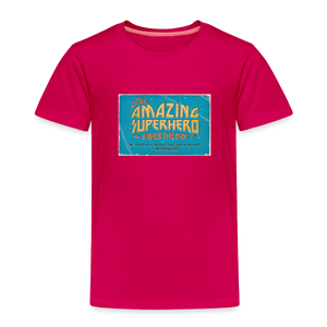 Amazing Superhero - Toddler Premium T-Shirt - dark pink