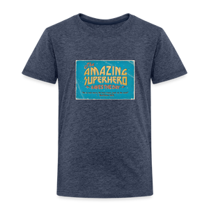 Amazing Superhero - Toddler Premium T-Shirt - heather blue