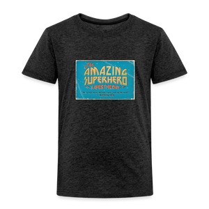 Amazing Superhero - Toddler Premium T-Shirt - charcoal grey
