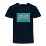 Amazing Superhero - Toddler Premium T-Shirt - deep navy