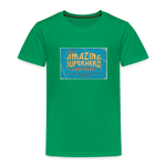 Amazing Superhero - Toddler Premium T-Shirt - kelly green