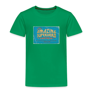 Amazing Superhero - Toddler Premium T-Shirt - kelly green