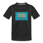Amazing Superhero - Toddler Premium Organic T-Shirt - black